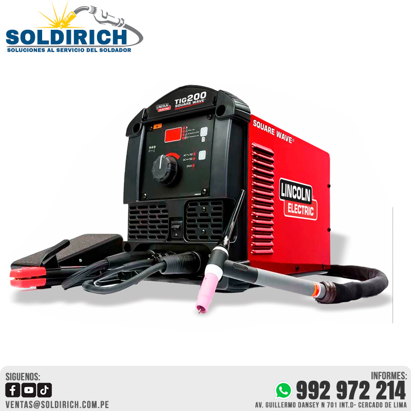 MAQUINA DE SOLDAR TIG – SQUARE WAVE TIG 200 – LINCOLN