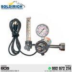 REGULADOR DE PRESION CON FLUJOMETRO Y CALENTADOR PARA CO2 KFR101